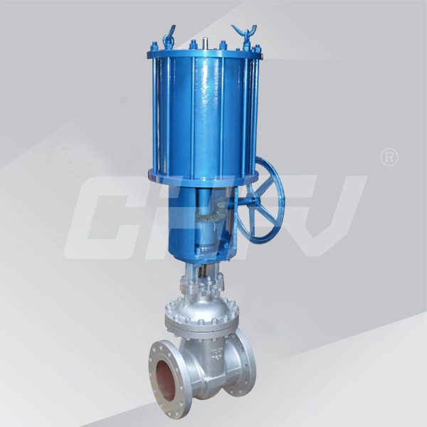  Pneumatic Gate Valve with Manual