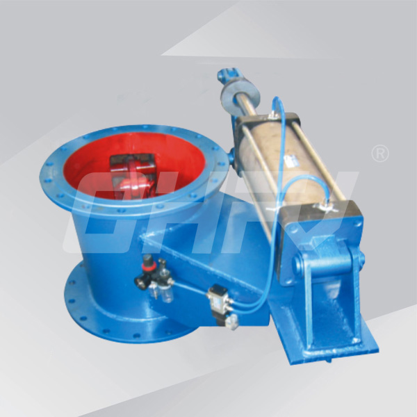 Pneumatic bell-shaped valve