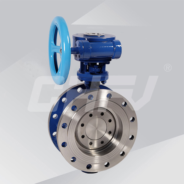 Flanged multi-layer metal seal butterfly valve