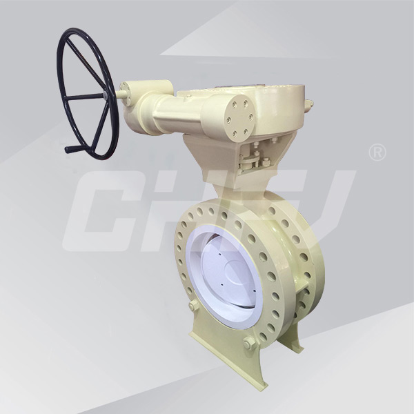 High temperature and pressure hard sealing butterfly valve 